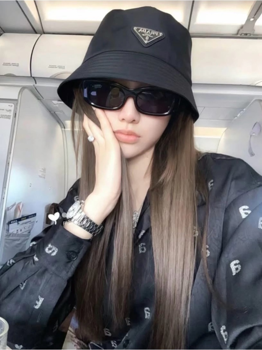 PRADA logo nylon shell bucket hat Small - Picture 2 of 3